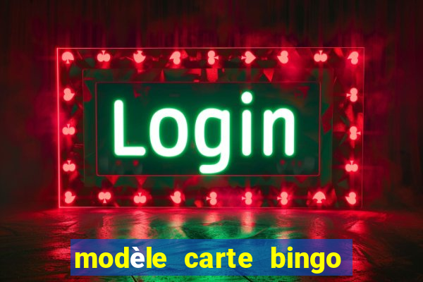 modèle carte bingo quarantaine gratuit