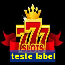 teste label