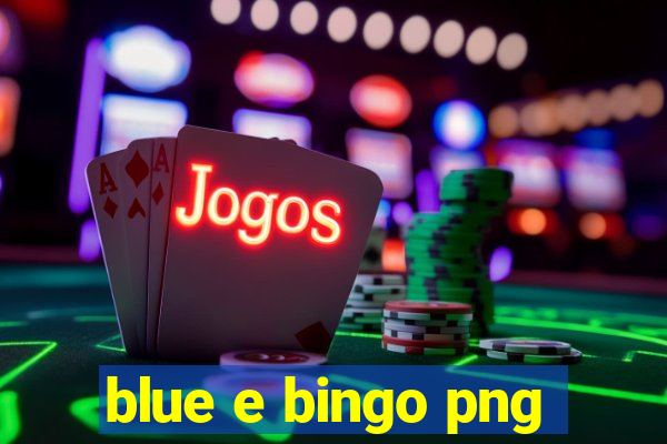 blue e bingo png