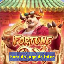 hora do jogo do inter