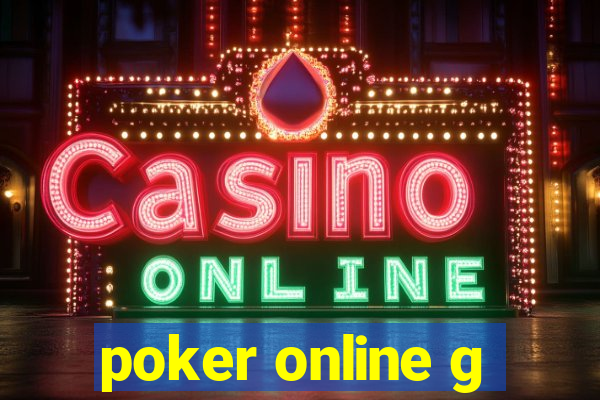 poker online g