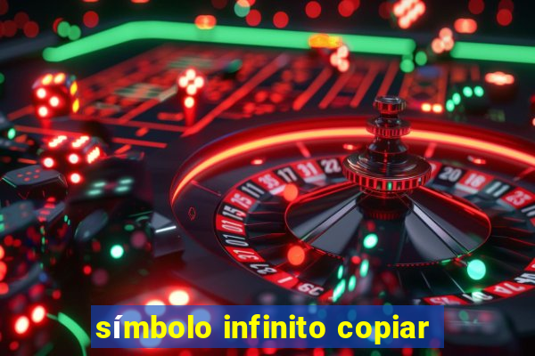 símbolo infinito copiar