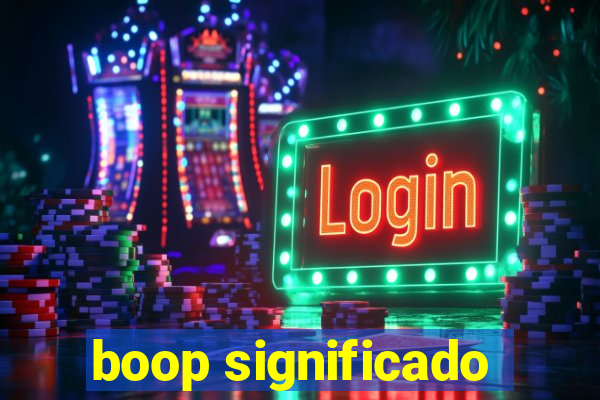 boop significado