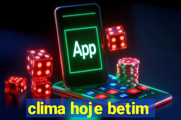 clima hoje betim