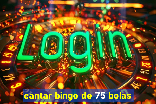 cantar bingo de 75 bolas