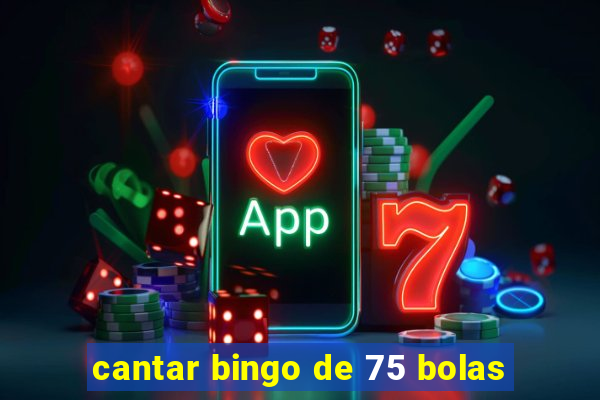 cantar bingo de 75 bolas