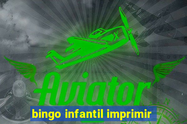 bingo infantil imprimir