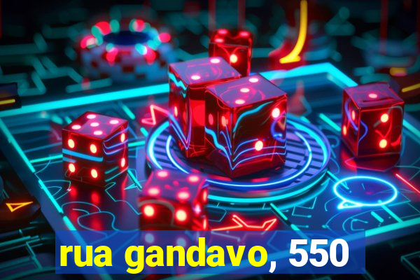 rua gandavo, 550