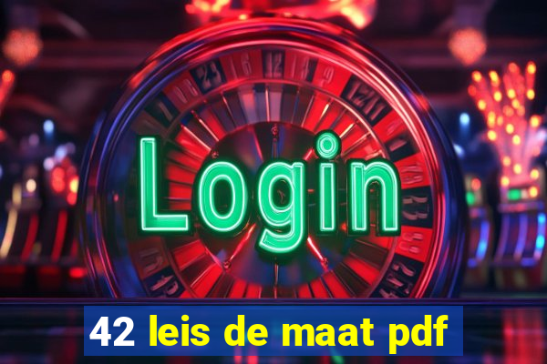 42 leis de maat pdf