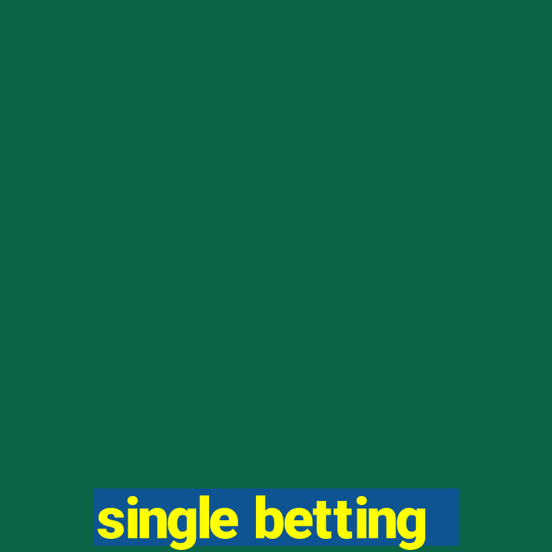 single betting