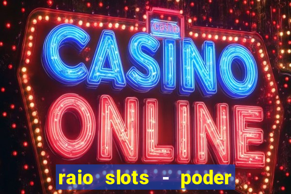 raio slots - poder de zéus