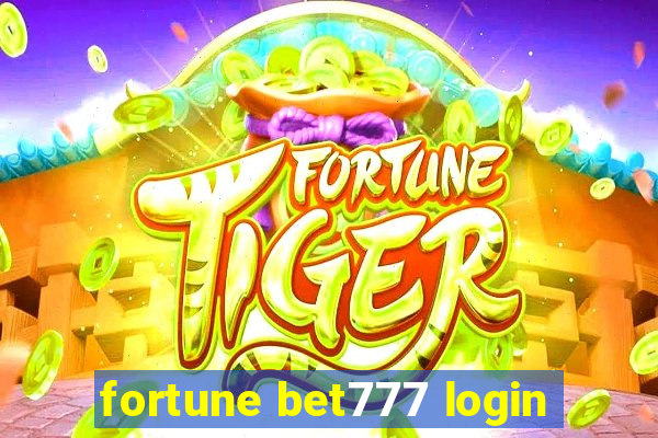 fortune bet777 login