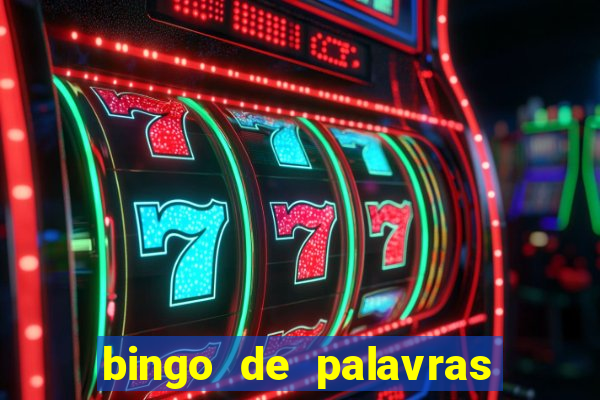 bingo de palavras para o 4 ano