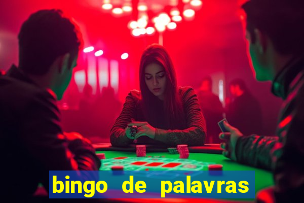 bingo de palavras para o 4 ano