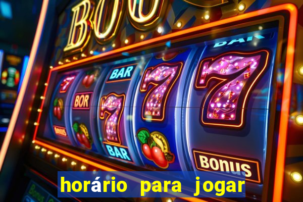 horário para jogar fortune rabbit