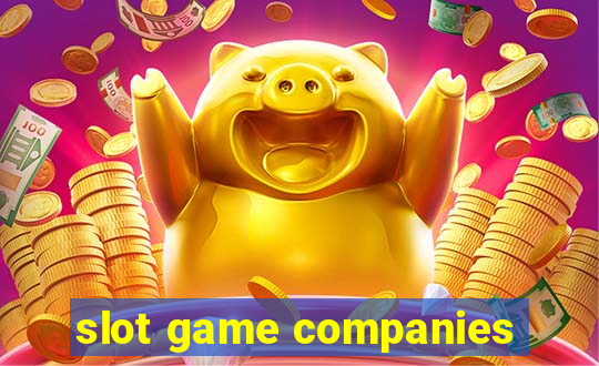 slot game companies