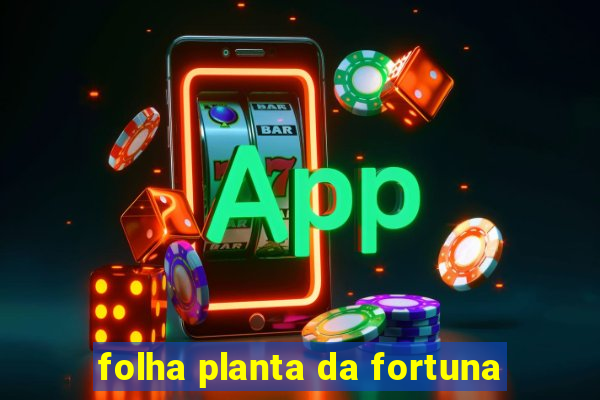 folha planta da fortuna