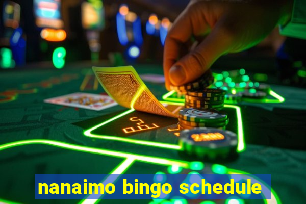 nanaimo bingo schedule