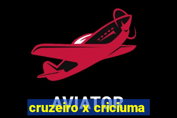 cruzeiro x criciuma