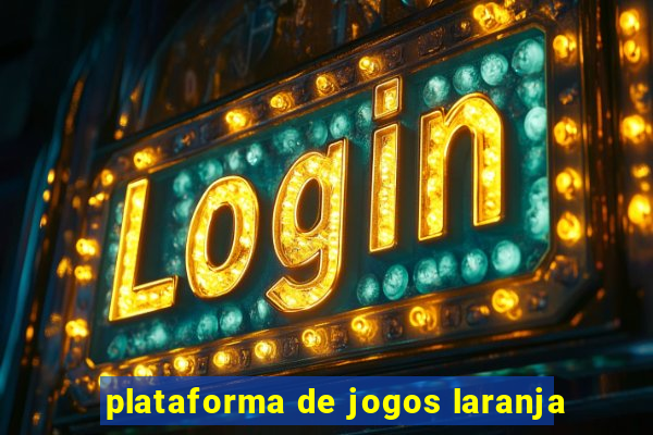 plataforma de jogos laranja