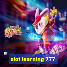 slot learning 777