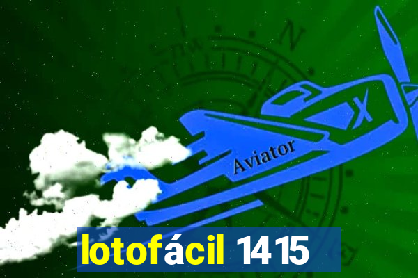 lotofácil 1415