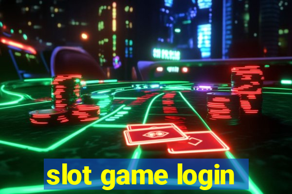 slot game login