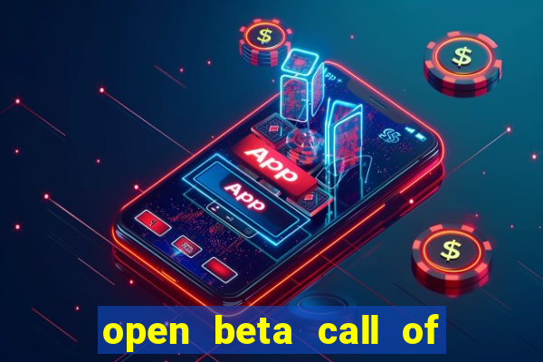 open beta call of duty black ops 6