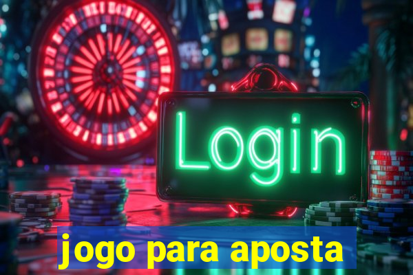 jogo para aposta