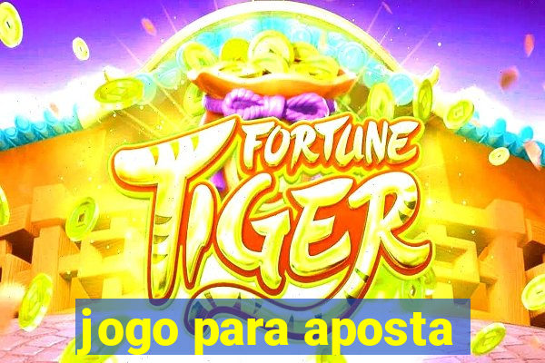 jogo para aposta