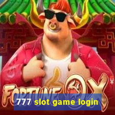 777 slot game login