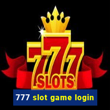 777 slot game login