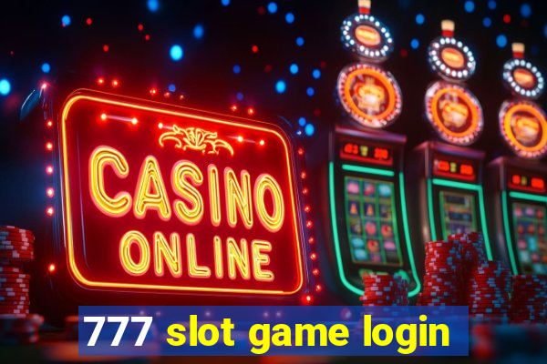 777 slot game login