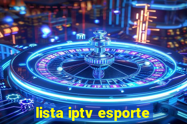 lista iptv esporte