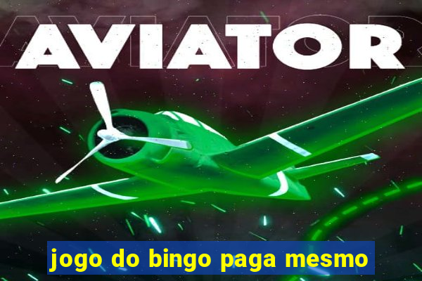 jogo do bingo paga mesmo