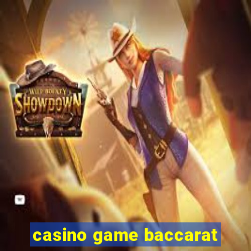 casino game baccarat