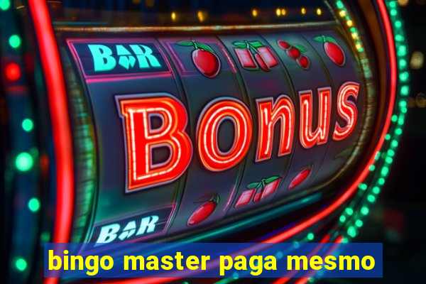 bingo master paga mesmo