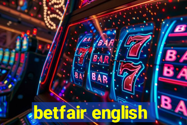 betfair english