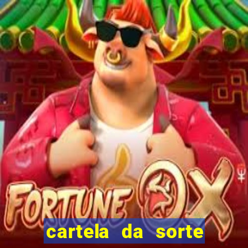 cartela da sorte time de futebol que mais saem