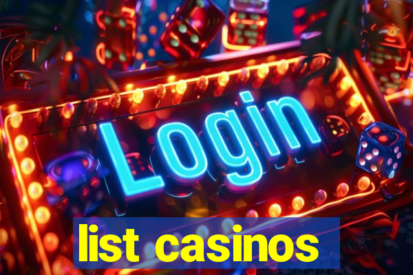 list casinos