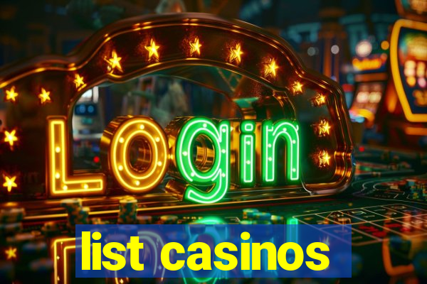 list casinos