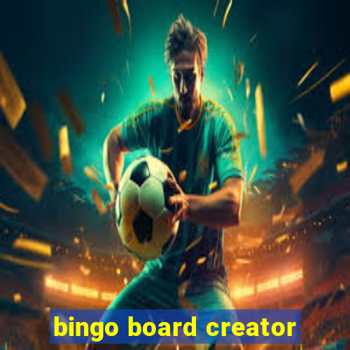 bingo board creator