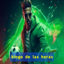 bingo de las horas para imprimir