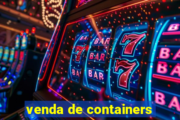 venda de containers