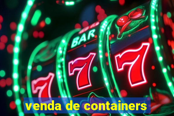 venda de containers