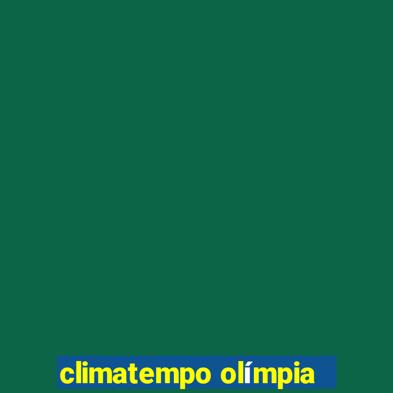 climatempo olímpia