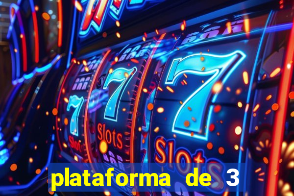 plataforma de 3 reais jogo