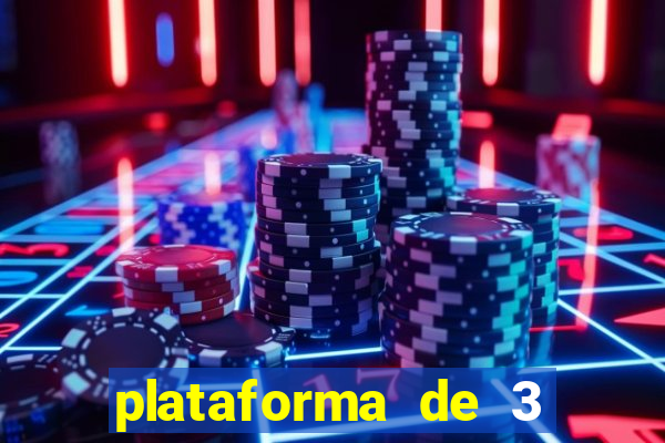 plataforma de 3 reais jogo