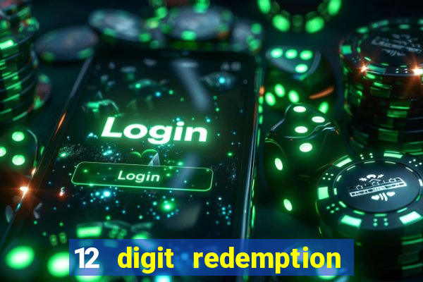 12 digit redemption code for golden hearts casino