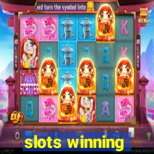 slots winning